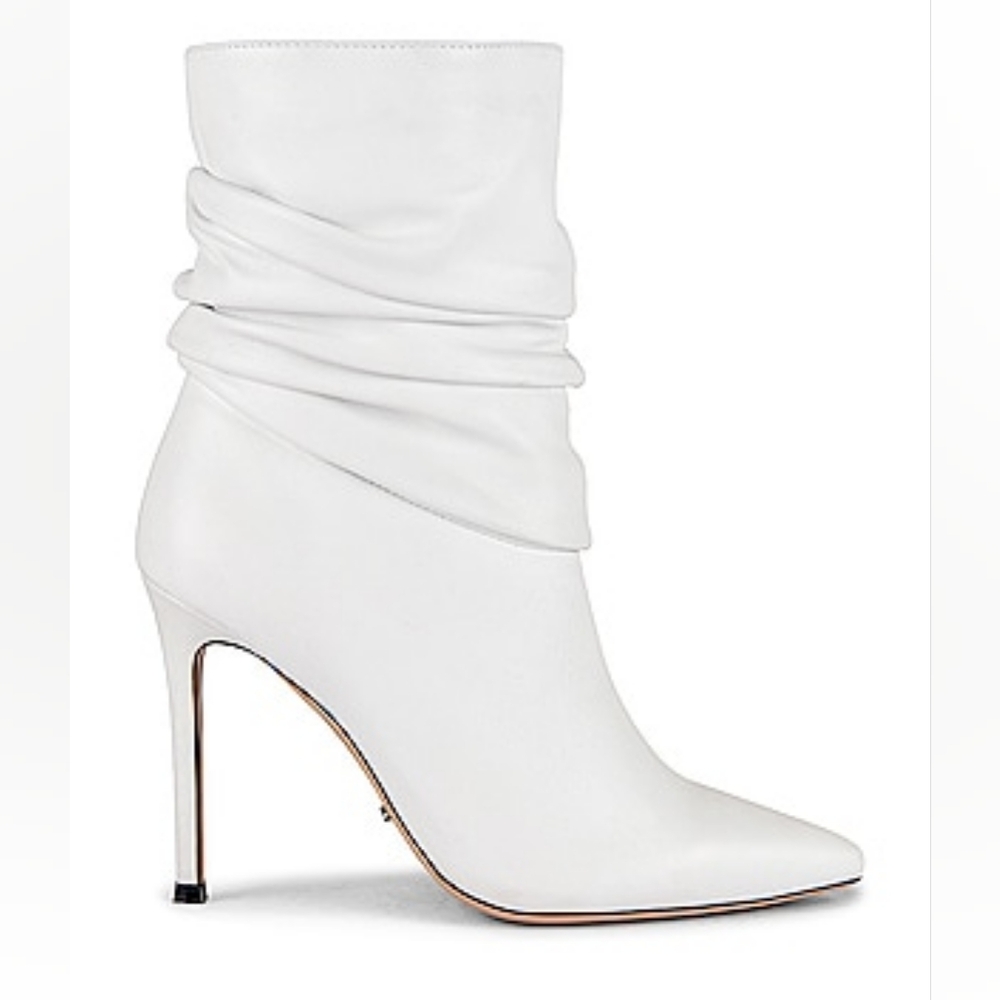 Tony Bianco Lane Boot in White Sheep Nappa 5